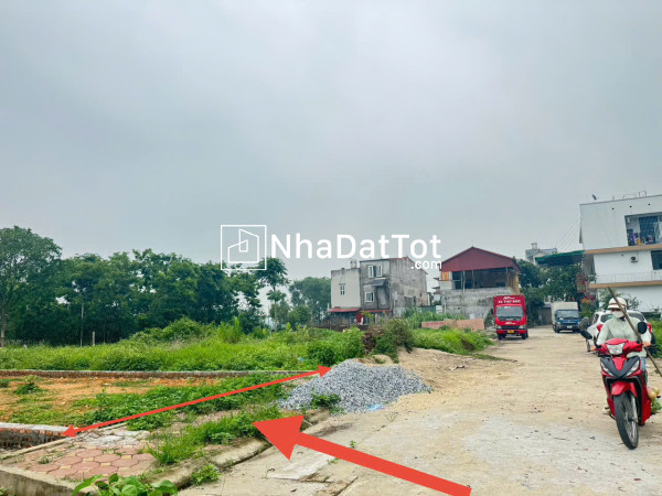 Bán lô đất đấu giá tổ 3, tt quang minh, mê linh. 2 mặt thoáng, đường nhựa, vỉa hè