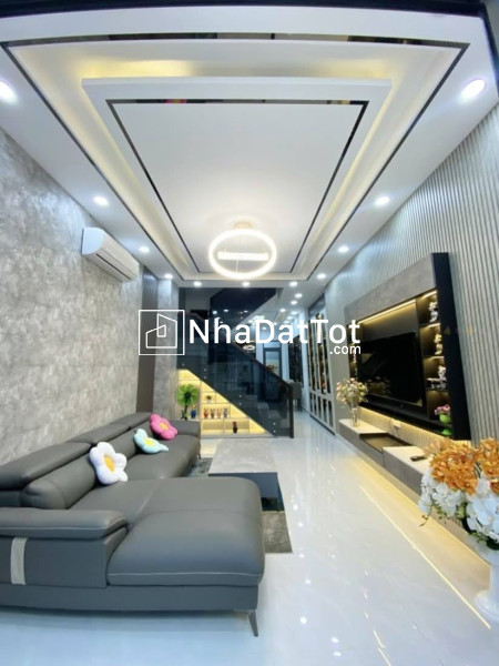 Bán nhà nơ trang long - 47 m2 - 5 tầng - hxh - sổ vuông - 4 pn - pl chuẩn - 7.89 tỷ