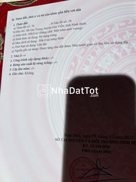 Đất đẹp - mặt tiền - chính chủ cần bán 2 lô liền kề tại gia trung, gia viễn, ninh bình