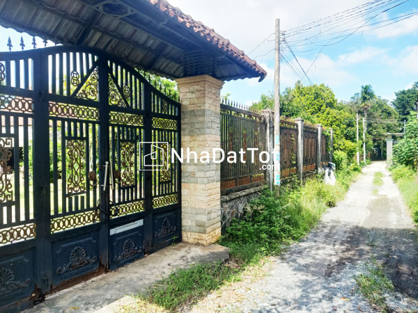 Nhà vườn 2 mặt tiền view sông 1/ tỉnh lộ 8 - 3382m2 - 55x58 - 250m2 - xã bình mỹ - củ chi