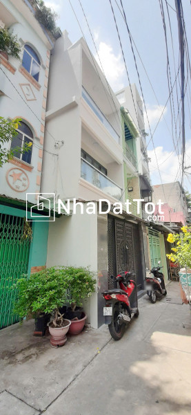 Nhà 3 tầng mới hẻm ôtô 6m âu dương lân p3q8. giá 6,6 tỷ tl