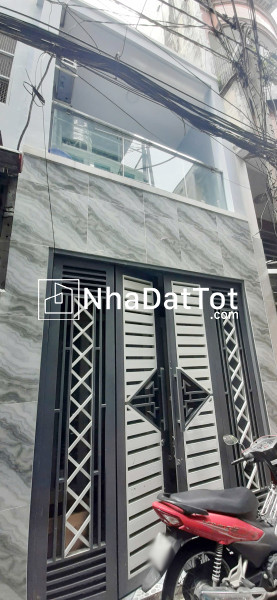 Nhà 2 tầng mới hẻm thông đường nguyễn chế nghĩa p12q8. giá: 4,75 tỷ tl