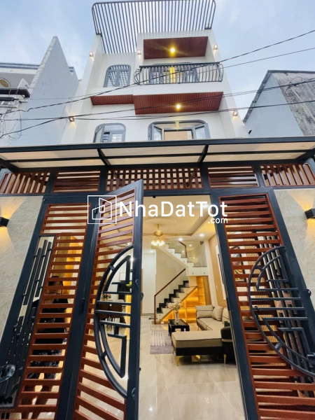 Bán nhà hẻm nguyễn duy cung - ngay emart phan huy ích, 4,6x12,6m, 4 tầng - 4pn, 5,5 tỷ.