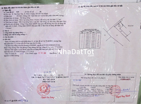 Chính chủ cần bán đất  vị trí đẹp tặng nhà xã tân quý tây, bình chánh, hcm