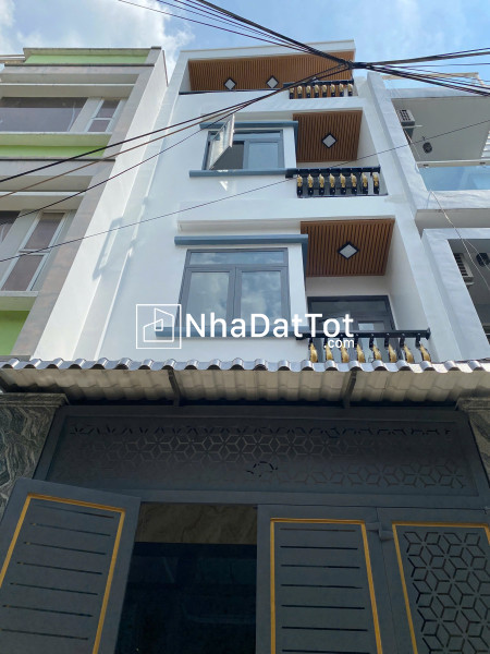 Bán nhà 4 tầng 58m² bình trị đông, giáp tân phú – hẻm xe hơi, sổ đẹp, giá 6.6 tỷ – vào ở ngay