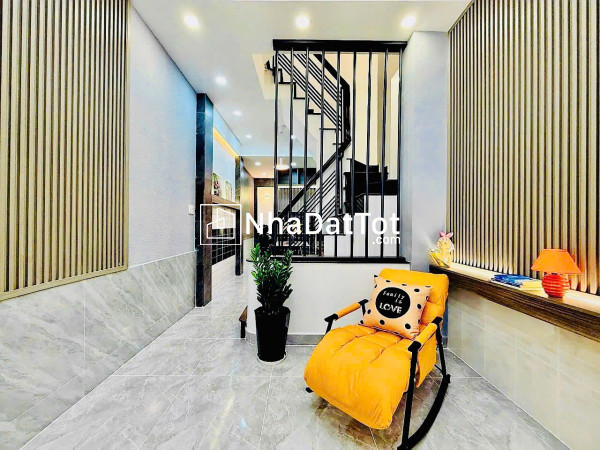 Bán nhà 3 tầng btct, hẻm 1 trục lê đức thọ, p.16, gò vấp, 4 phòng ngủ thoáng sáng, chỉ 4 tỷ ++