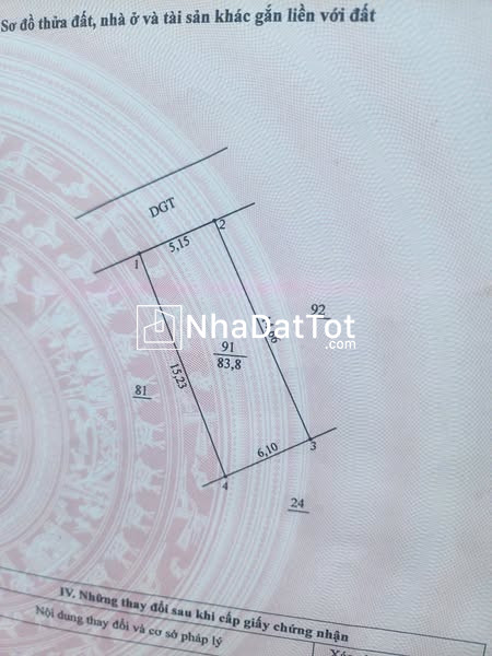 Cần bán 84m đất đường oto vào nhà, gần trường cấp 3, chợ, đường tl 417, no1 liên xã tại thọ xuân,