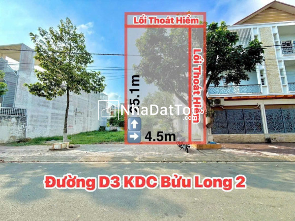 Bán lô đất đẹp, kdc bửu long, vị trí đẹp, diện tích lớn giá rẻ