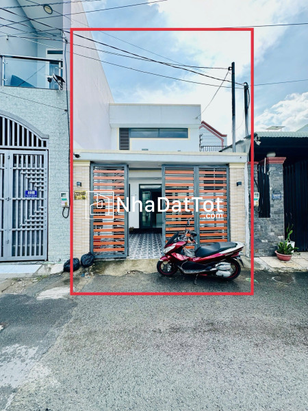 Bán nhà 1t1l mới đẹp, sân oto, nhựa 5m thông, gần chợ tân phong, chỉ 3ty250
