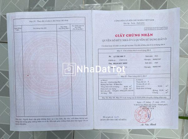 ► cần bán nhà cấp 4 hẻm xe tải – tân mai, biên hòa