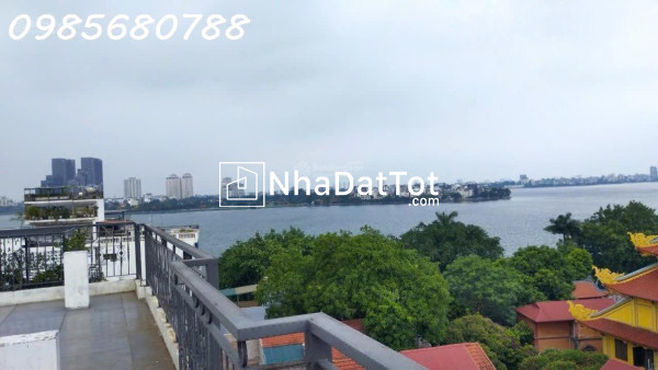 Bán tòa căn hộ dịch vụ 9 tầng otô 265m2 mặt 16m view hồ tây doanh thu gần 5 tỷ/ năm